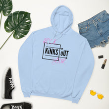 Load image into Gallery viewer, R.Y.K.O. Unisex Fleece Hoodie- Kelly Green, Light Blue, Pale Pink