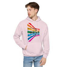 Load image into Gallery viewer, K.O. Pride Unisex Fleece Hoodie- White, Light Steel, Light Blue, Pale Pink