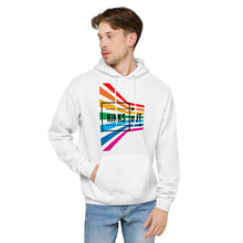 Load image into Gallery viewer, K.O. Pride Unisex Fleece Hoodie- White, Light Steel, Light Blue, Pale Pink