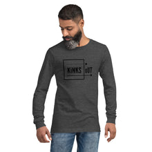 Load image into Gallery viewer, K.O. Unisex Long Sleeve Tee- Maroon, Dark Grey Heather, Military Green, Heather Mauve, Sand Dune