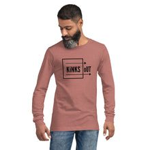 Load image into Gallery viewer, K.O. Unisex Long Sleeve Tee- Maroon, Dark Grey Heather, Military Green, Heather Mauve, Sand Dune