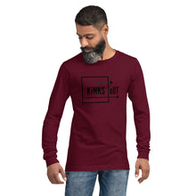Load image into Gallery viewer, K.O. Unisex Long Sleeve Tee- Maroon, Dark Grey Heather, Military Green, Heather Mauve, Sand Dune