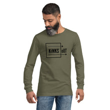 Load image into Gallery viewer, K.O. Unisex Long Sleeve Tee- Maroon, Dark Grey Heather, Military Green, Heather Mauve, Sand Dune