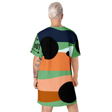 Load image into Gallery viewer, K.O. Oversize T-Shirt Dress- Multicolored

