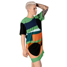 Load image into Gallery viewer, K.O. Oversize T-Shirt Dress- Multicolored
