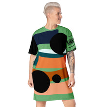 Load image into Gallery viewer, K.O. Oversize T-Shirt Dress- Multicolored
