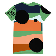 Load image into Gallery viewer, K.O. Oversize T-Shirt Dress- Multicolored
