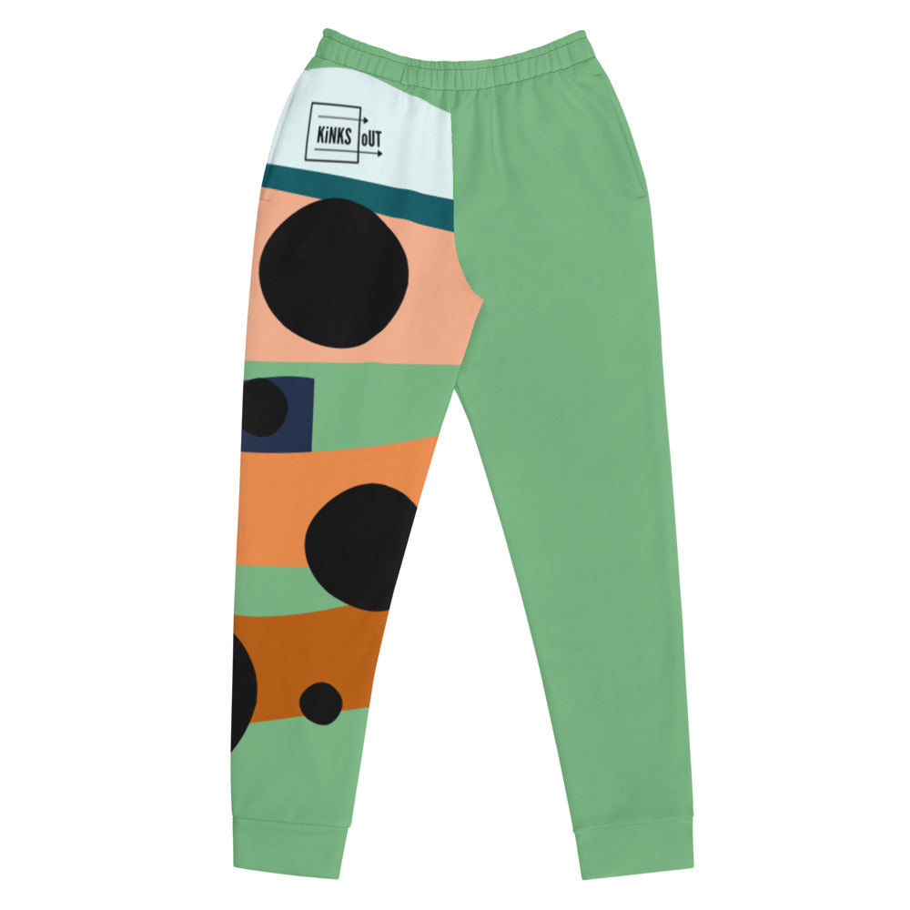 K.O. Slim Fit Joggers- Multicolored
